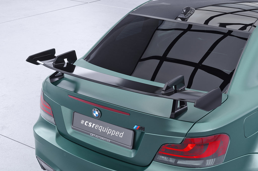 CSR Schwanenhals Heckflügel mit ABE für BMW 1er / M1 E82 Coupe SHF043