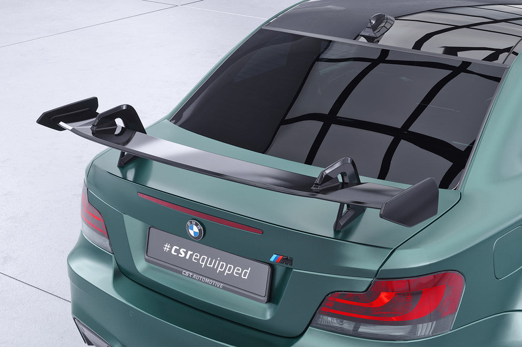 CSR Schwanenhals Heckflügel mit ABE für BMW 1er / M1 E82 Coupe SHF043