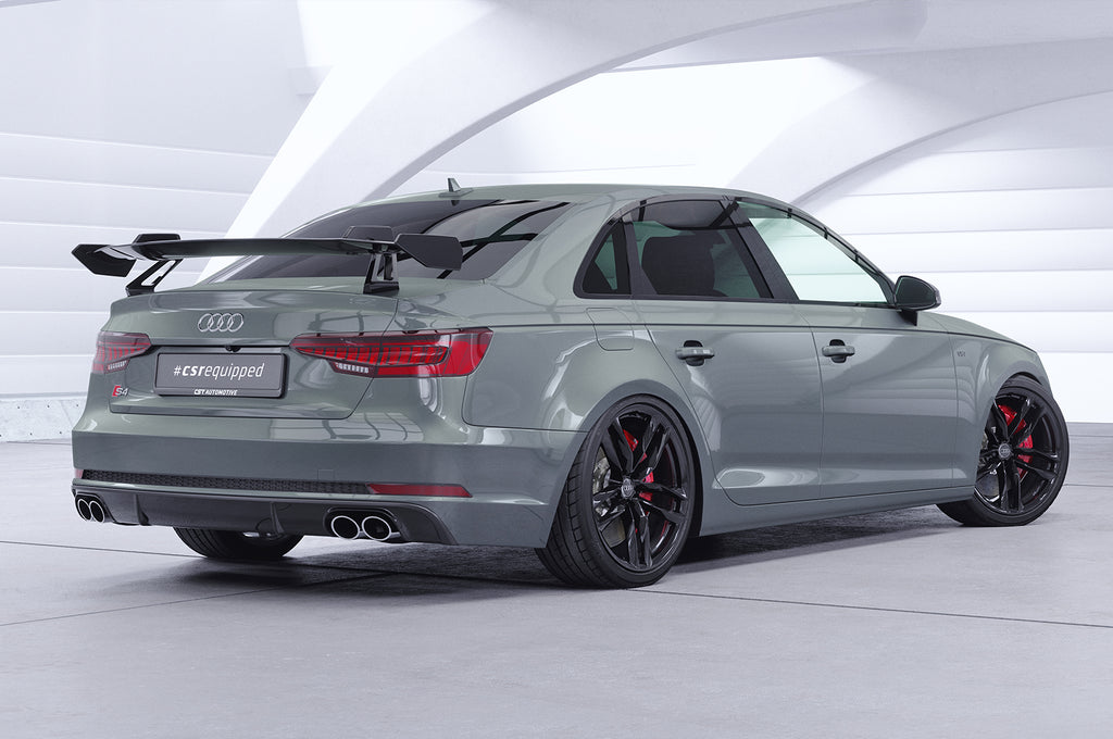 CSR Schwanenhals Heckflügel mit ABE für Audi A4 / S4 B9 (Typ 8W) Limousine SHF044