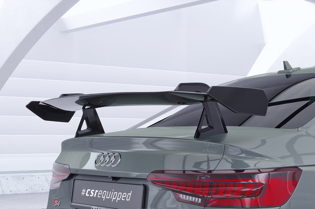 CSR Schwanenhals Heckflügel mit ABE für Audi A4 / S4 B9 (Typ 8W) Limousine SHF044