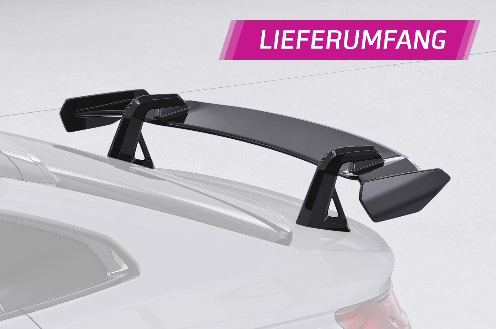 CSR Schwanenhals Heckflügel mit ABE für VW Arteon (Typ 3H) Limousine SHF046-D02-F002-F-L Design 2