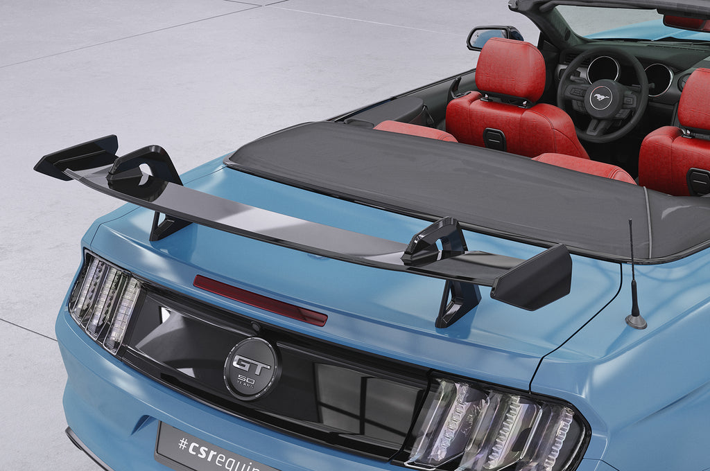 CSR Schwanenhals Heckflügel mit ABE für Ford Mustang MK6 Cabrio SHF047