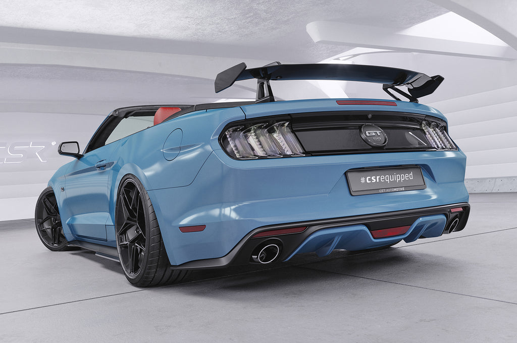CSR Schwanenhals Heckflügel mit ABE für Ford Mustang MK6 Cabrio SHF047