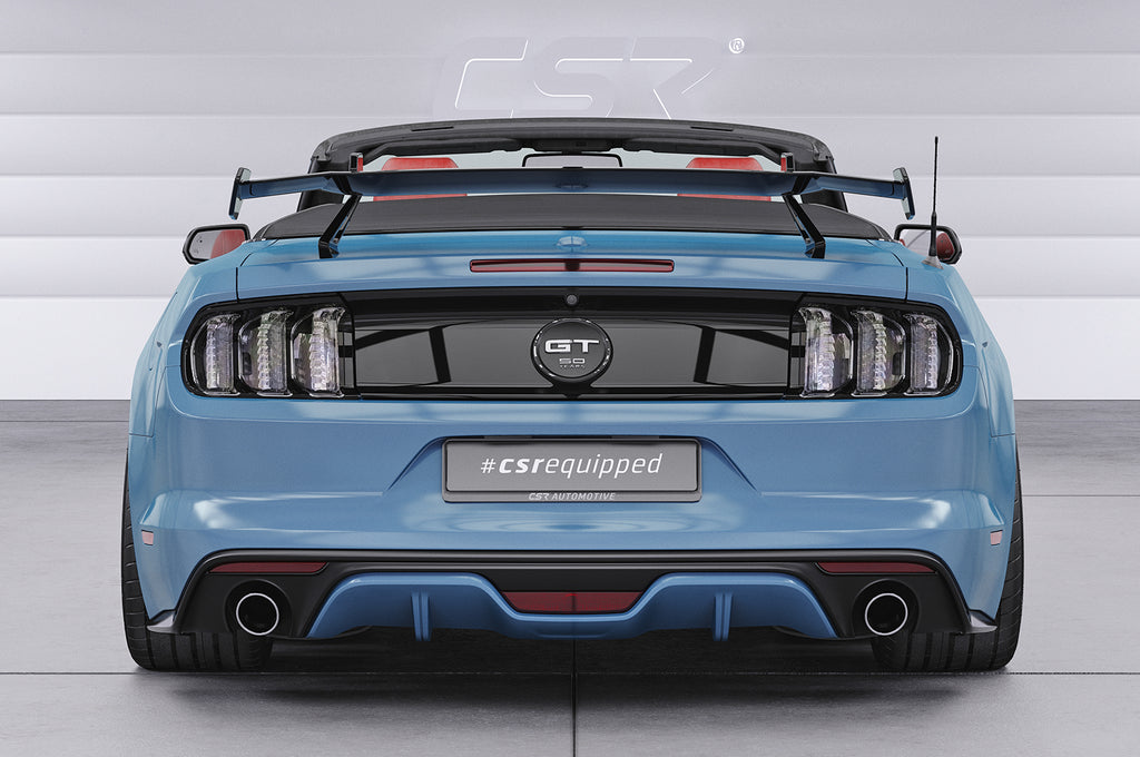 CSR Schwanenhals Heckflügel mit ABE für Ford Mustang MK6 Cabrio SHF047
