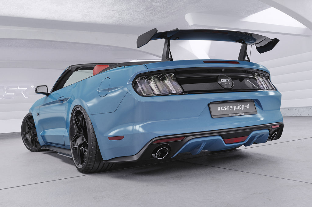 CSR Schwanenhals Heckflügel mit ABE für Ford Mustang MK6 Cabrio SHF047