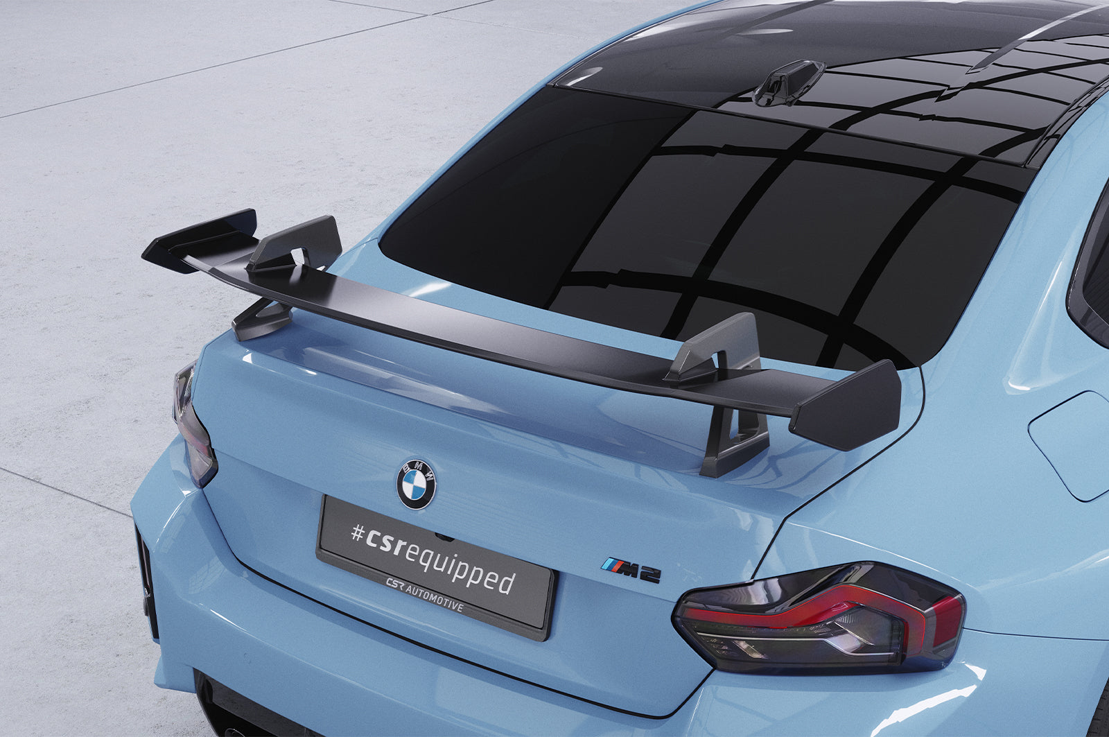 CSR Schwanenhals Heckflügel mit ABE für BMW 2er G42 / M2 G87 Coupe SHF056