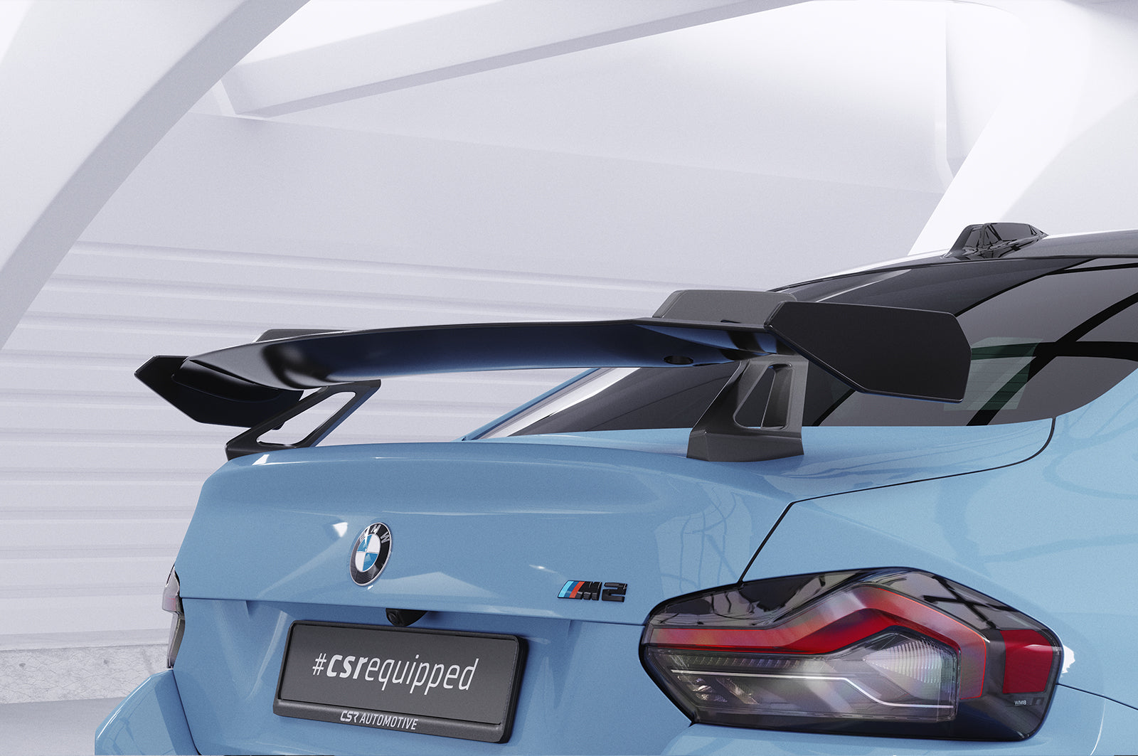 CSR Schwanenhals Heckflügel mit ABE für BMW 2er G42 / M2 G87 Coupe SHF056