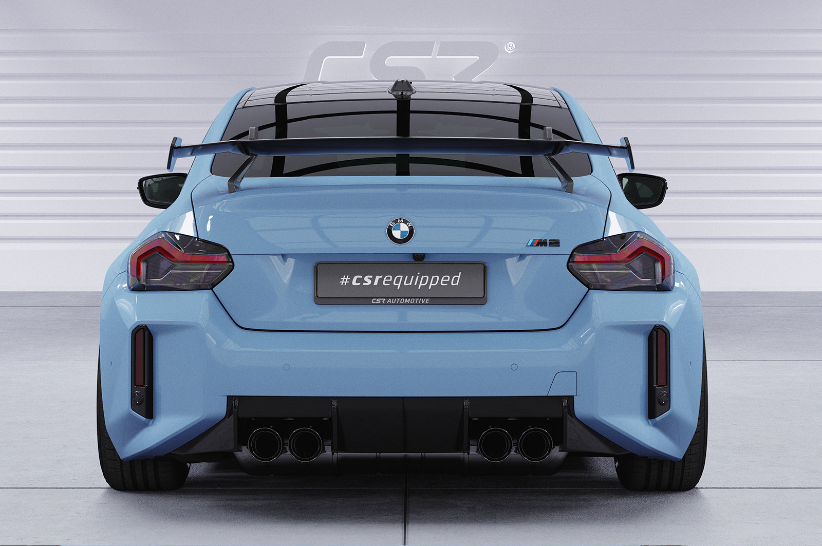 CSR Schwanenhals Heckflügel mit ABE für BMW 2er G42 / M2 G87 Coupe SHF056-D01-F