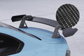 CSR Schwanenhals Heckflügel mit ABE für BMW 2er G42 / M2 G87 Coupe SHF056-D02-C Carbon Look Hochglanz (keine Lackierung erforderlich)