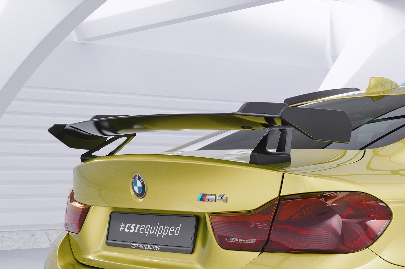 CSR Schwanenhals Heckflügel mit ABE für BMW M4 F82 Coupe SHF059