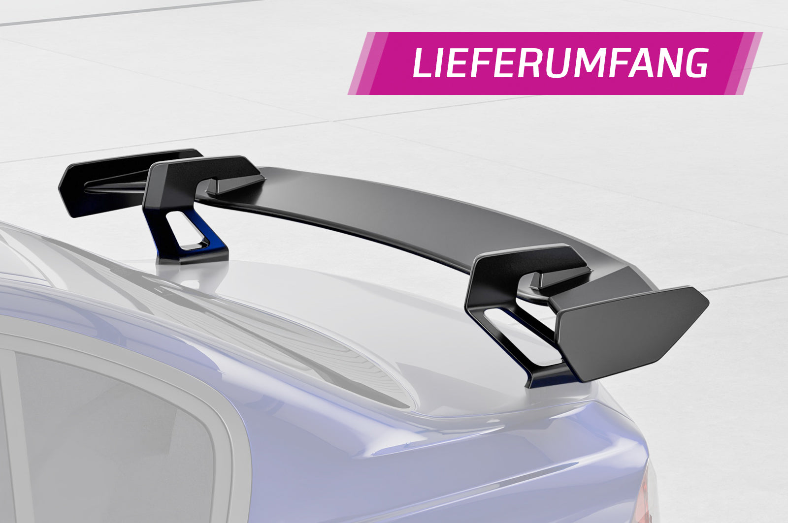 CSR Schwanenhals Heckflügel mit ABE für BMW 3er E90 / M3 E90 Limousine SHF060-D01-F002-F-L Design 1