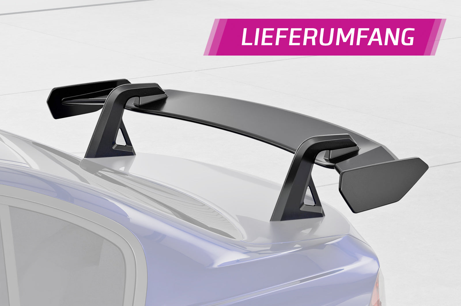 CSR Schwanenhals Heckflügel mit ABE für BMW 3er E90 / M3 E90 Limousine SHF060-D02-F002-F-L Design 2