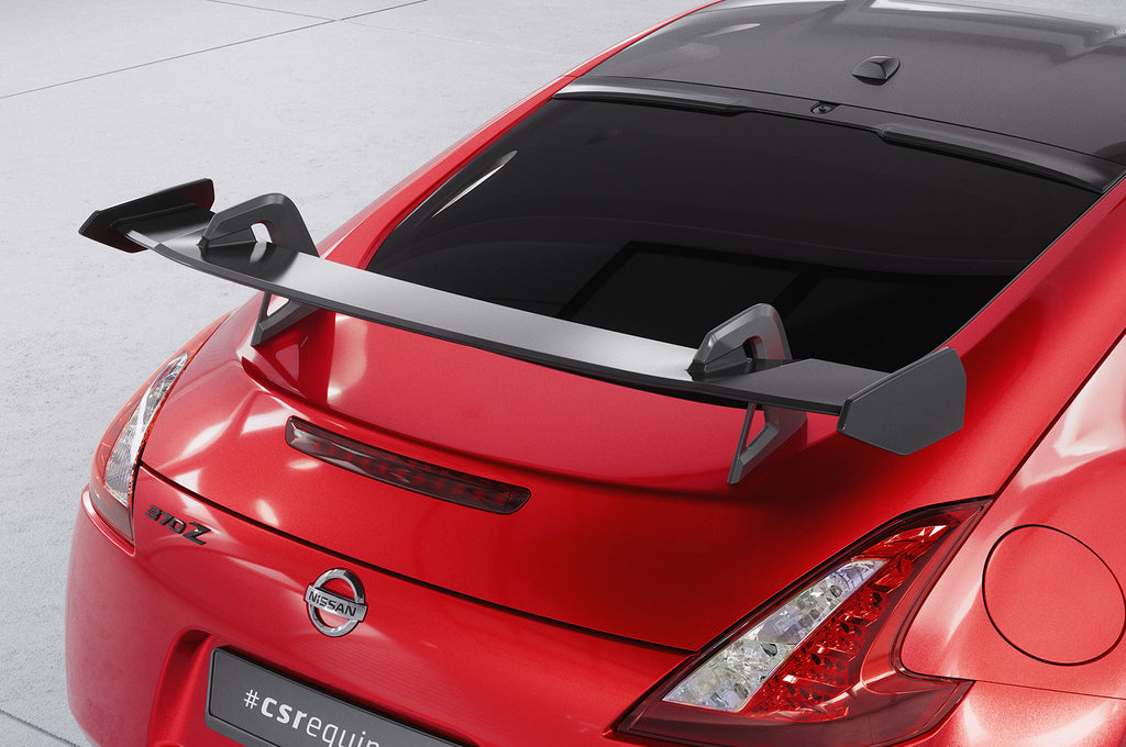 CSR Schwanenhals Heckflügel mit ABE für Nissan 370Z (Z34) Coupe SHF061