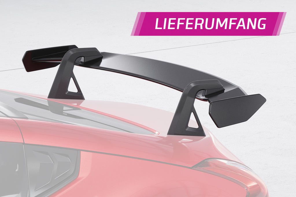 CSR Schwanenhals Heckflügel mit ABE für Nissan 370Z (Z34) Coupe SHF061-D02-F002-F-L Design 2
