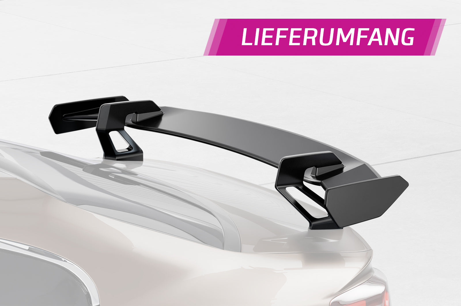 CSR Schwanenhals Heckflügel mit ABE für VW Passat CC SHF062-D01-F002-F-L Design 1