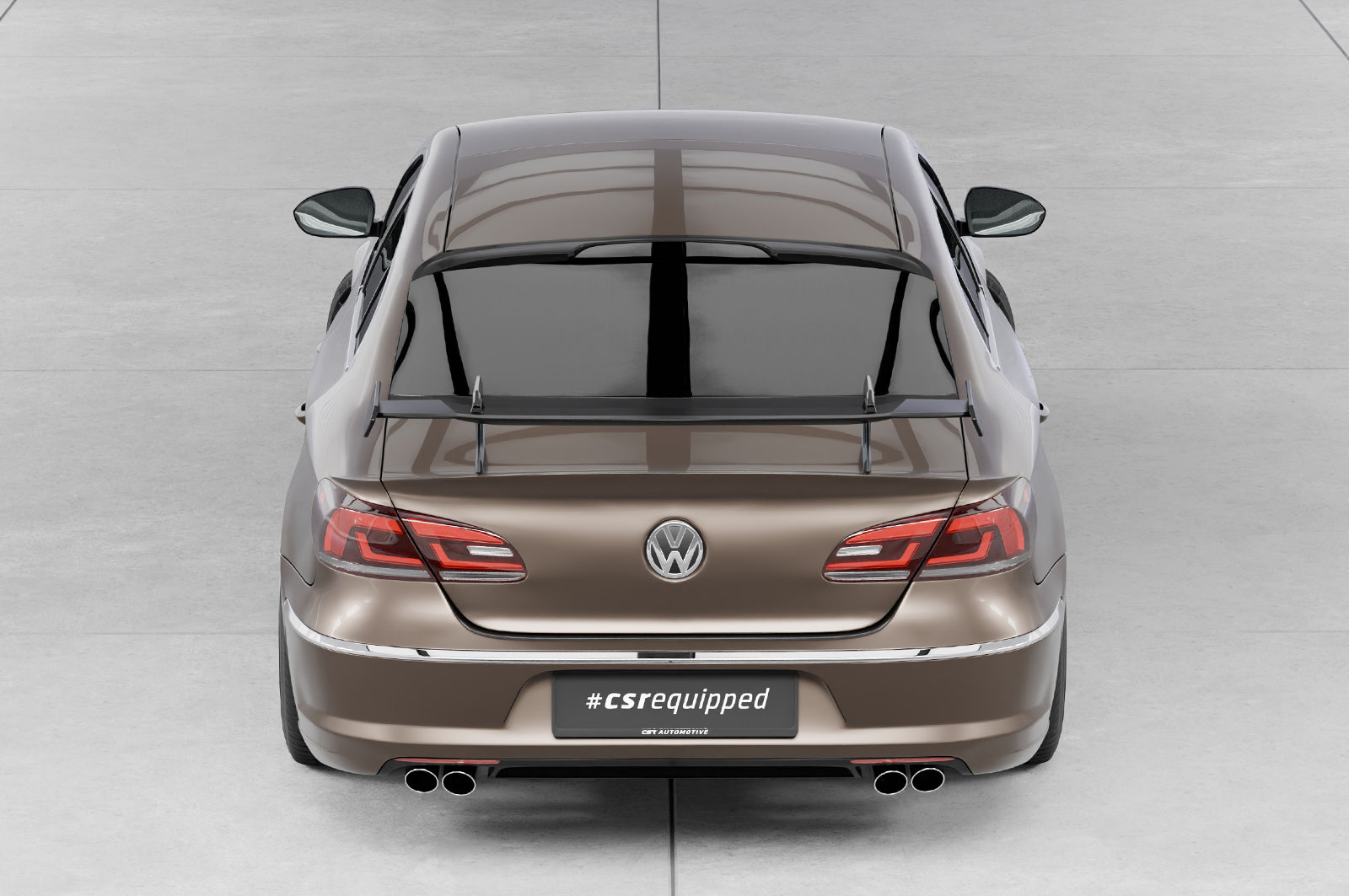 CSR Schwanenhals Heckflügel mit ABE für VW Passat CC SHF062-D02-F002-F-L Design 2