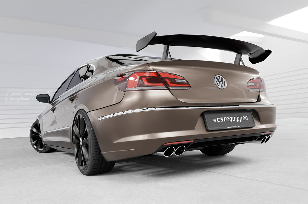 CSR Schwanenhals Heckflügel mit ABE für VW Passat CC SHF062-D02-F002-F-L Design 2
