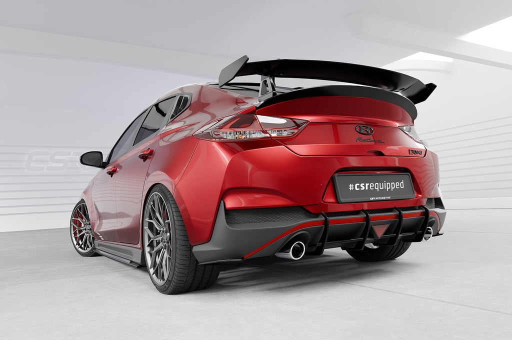 CSR Schwanenhals Heckflügel mit ABE für Hyundai I30 (PD) Fastback SHF063