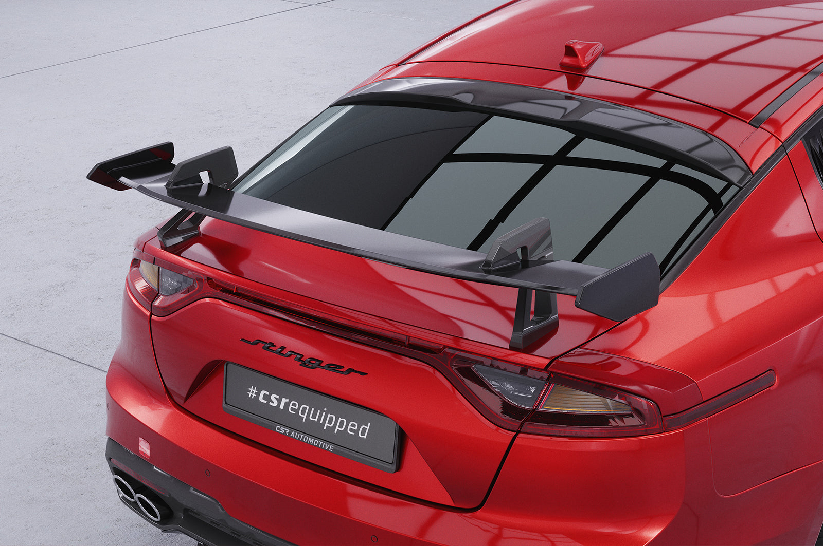 CSR Schwanenhals Heckflügel mit ABE für Kia Stinger SHF065