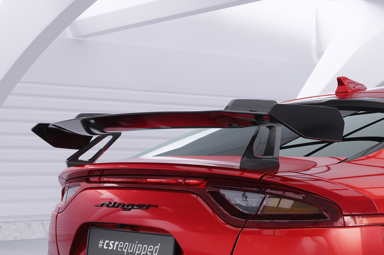 CSR Schwanenhals Heckflügel mit ABE für Kia Stinger SHF065