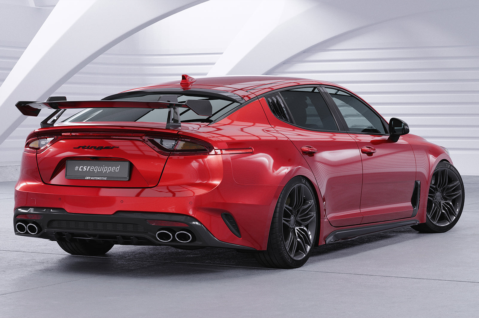 CSR Schwanenhals Heckflügel mit ABE für Kia Stinger SHF065
