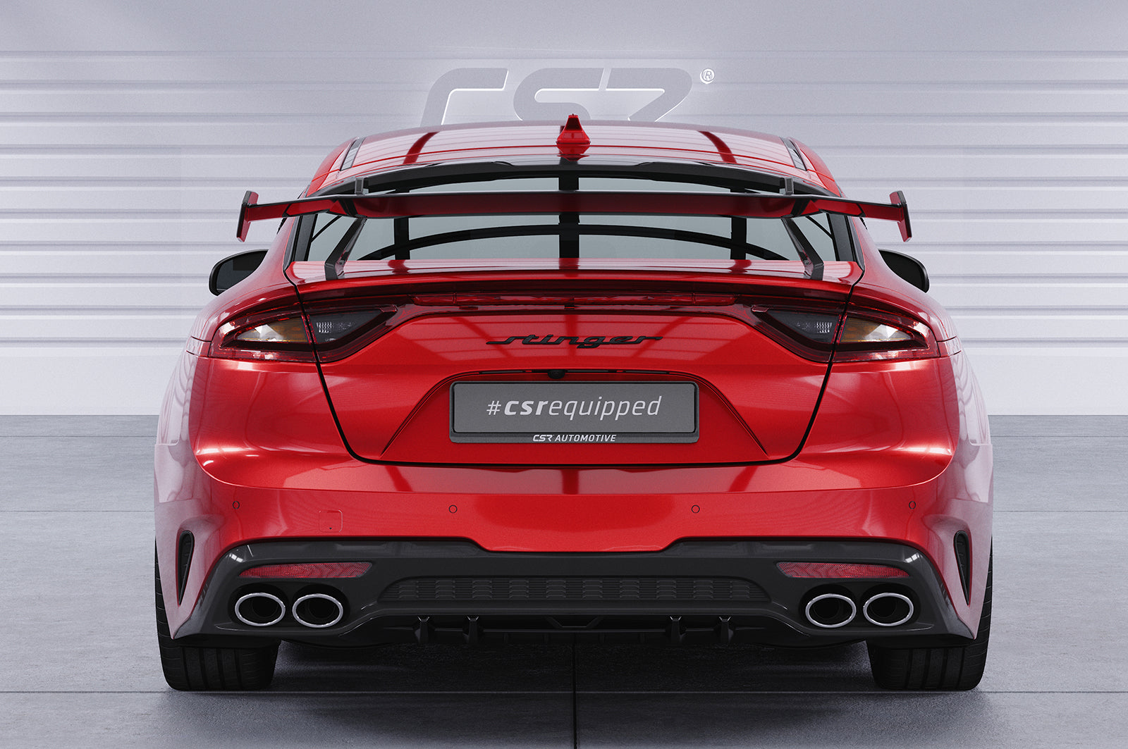 CSR Schwanenhals Heckflügel mit ABE für Kia Stinger SHF065