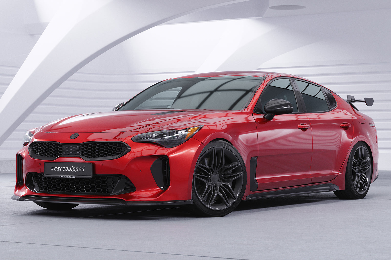 CSR Schwanenhals Heckflügel mit ABE für Kia Stinger SHF065