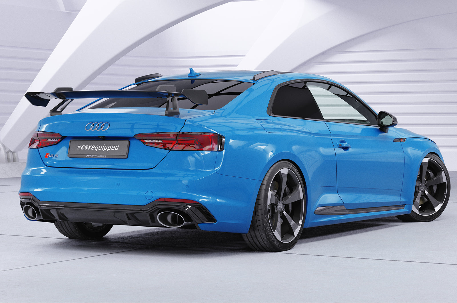 CSR Schwanenhals Heckflügel mit ABE für Audi A5 / S5 / RS5 (F5) Coupe SHF066