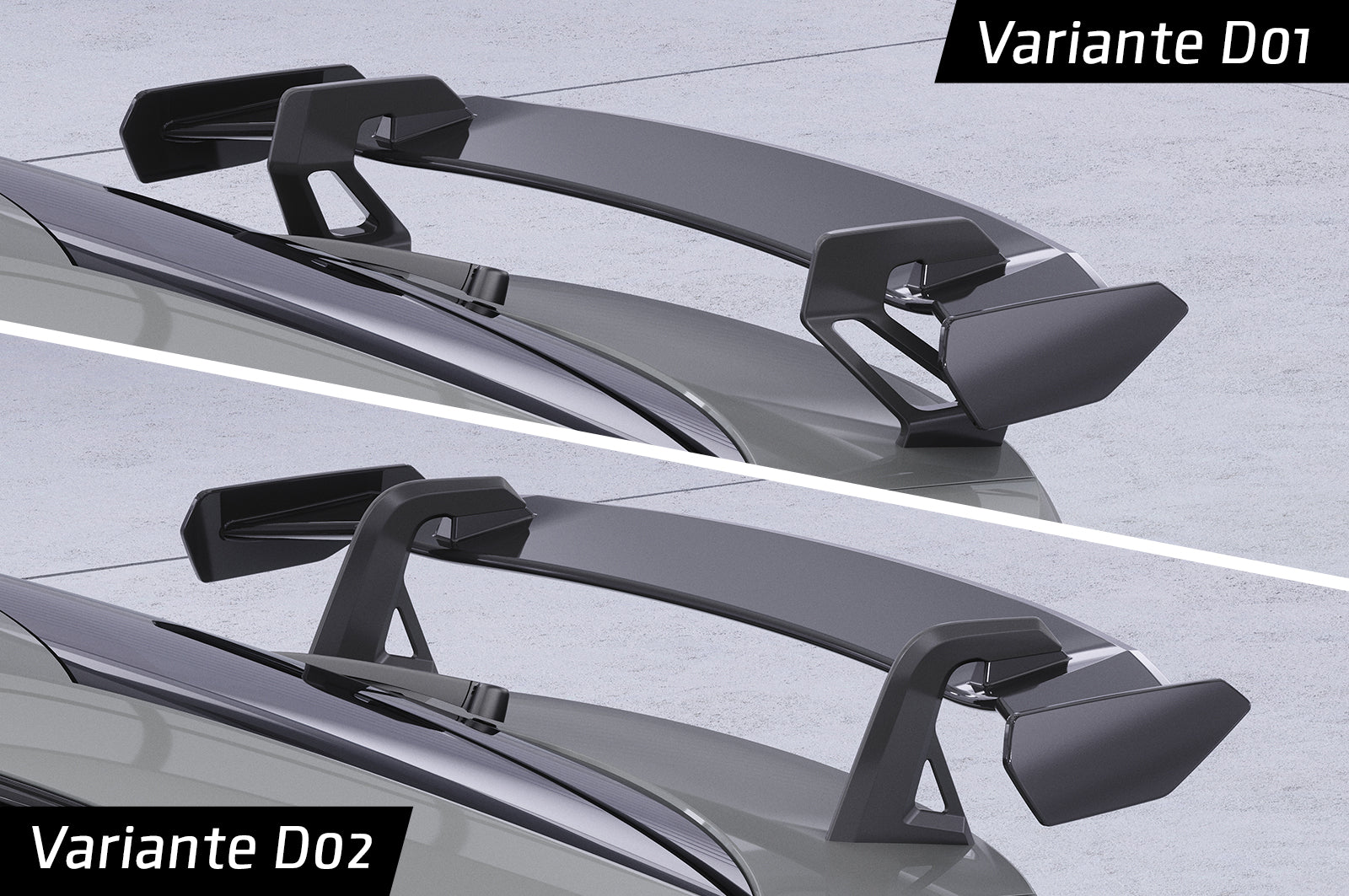 CSR Schwanenhals Heckflügel mit ABE für Skoda Octavia 3 (Typ 5E) Limousine SHF067