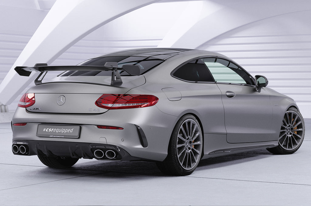 CSR Schwanenhals Heckflügel mit ABE für Mercedes-Benz C-Klasse (C205) Coupe SHF068