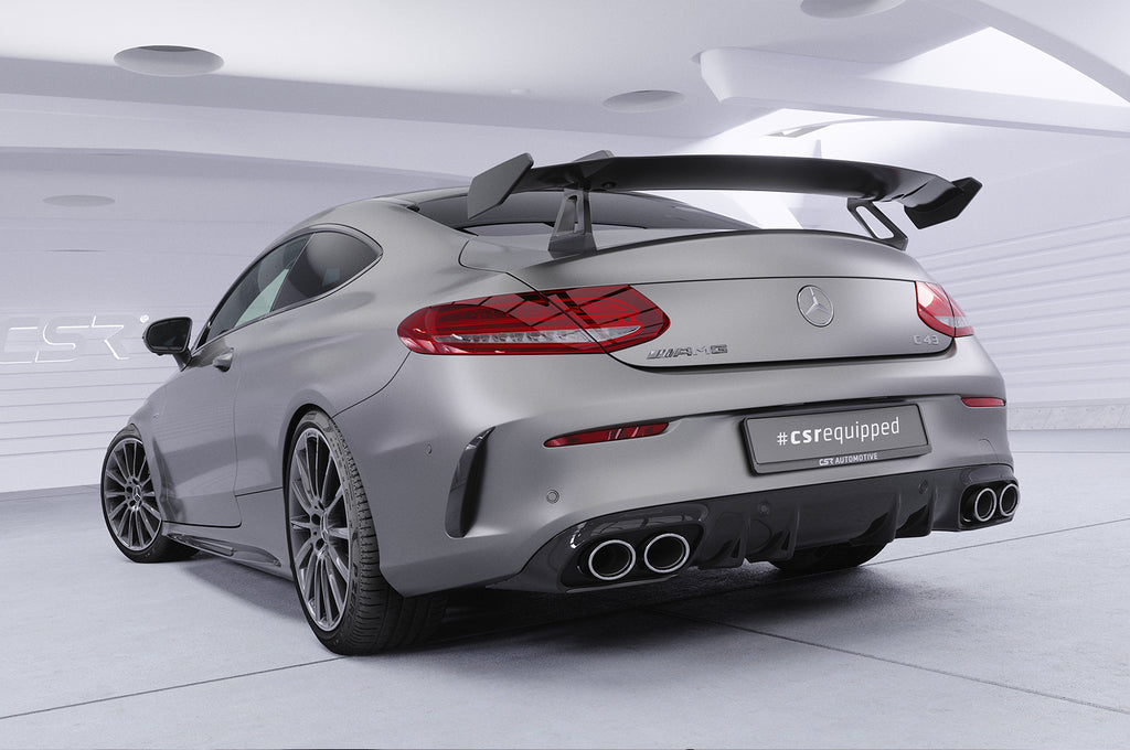 CSR Schwanenhals Heckflügel mit ABE für Mercedes-Benz C-Klasse (C205) Coupe SHF068
