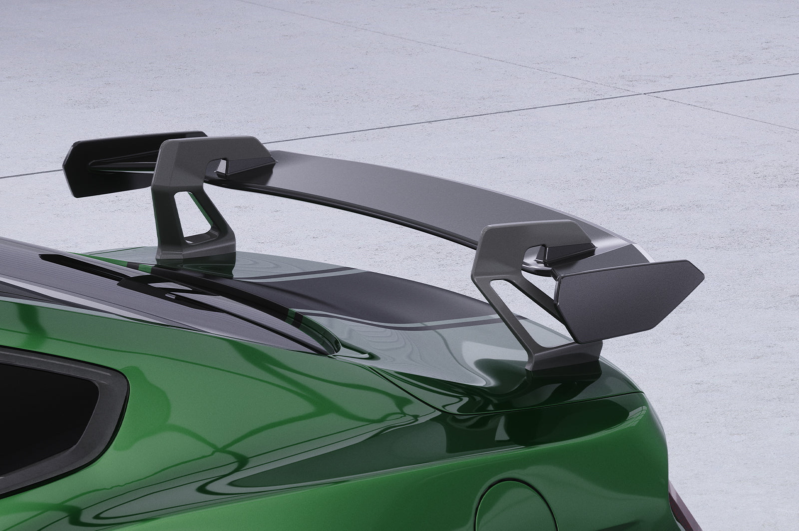 CSR Schwanenhals Heckflügel mit ABE für Ford Mustang MK6 Coupe SHF070