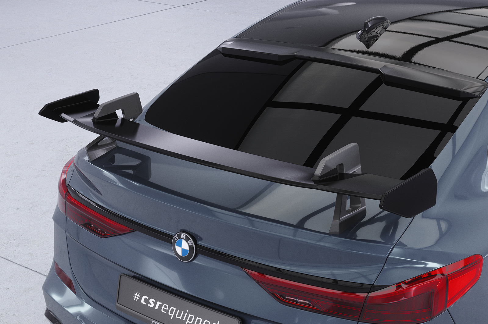 CSR Schwanenhals Heckflügel mit ABE für BMW 2er F44 Gran Coupe SHF071