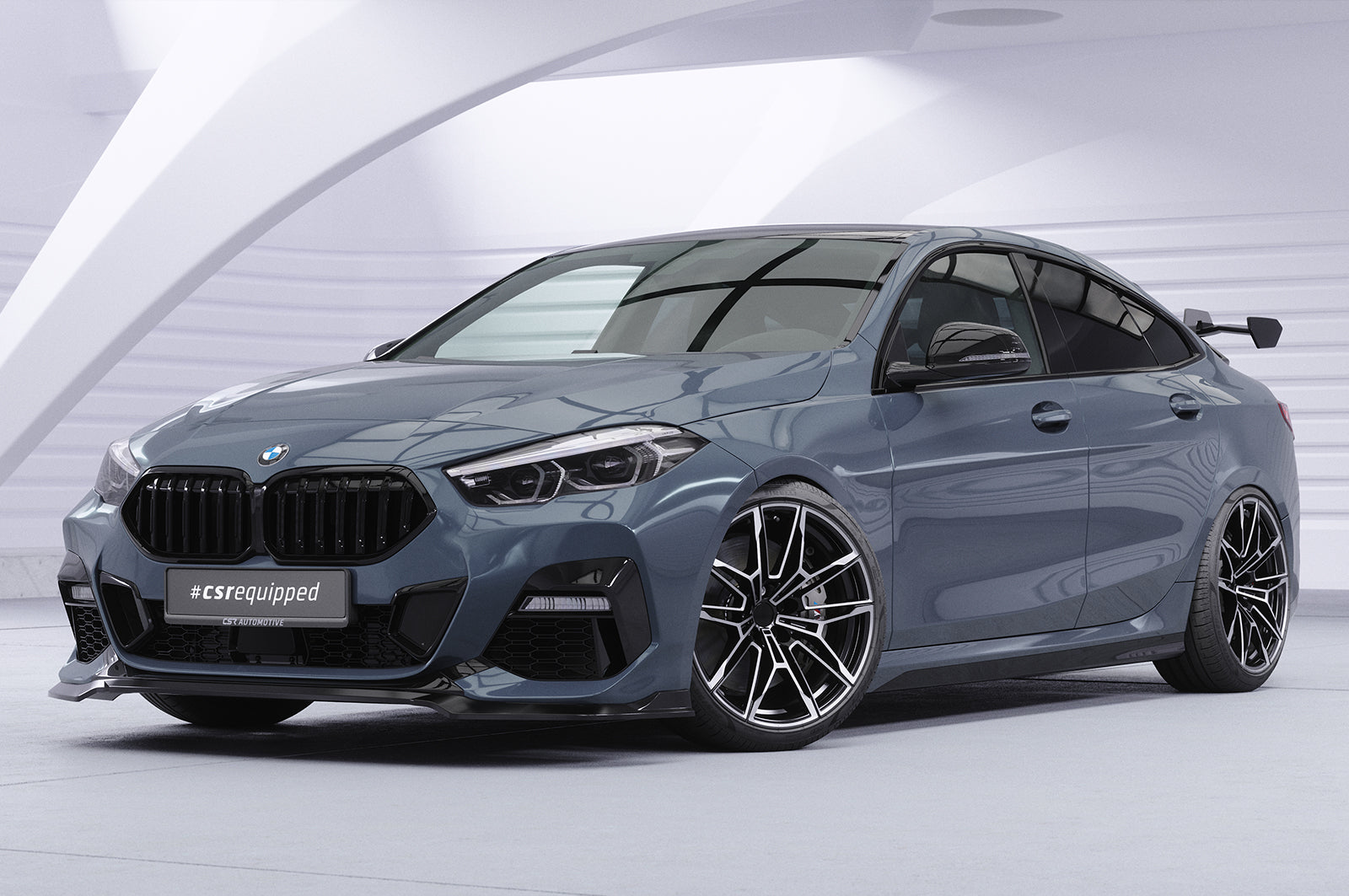 CSR Schwanenhals Heckflügel mit ABE für BMW 2er F44 Gran Coupe SHF071