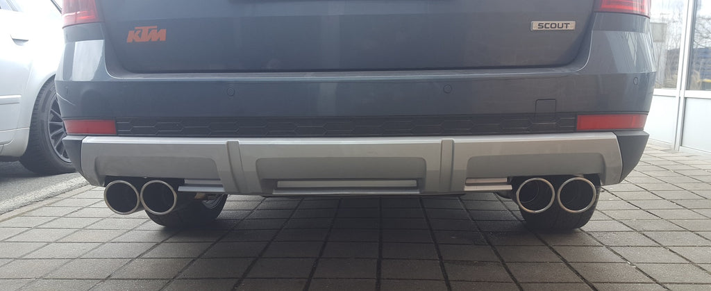 Fox passend fürSkoda Octavia 5E 4x4 (+Scout) Endschalldämpfer rechts/links - 2x90 Typ 16 rechts/links