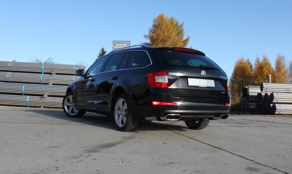 Fox passend fürSkoda Octavia 5E 4x4 Endschalldämpfer rechts/links - 220x80 Typ 49 rechts/links