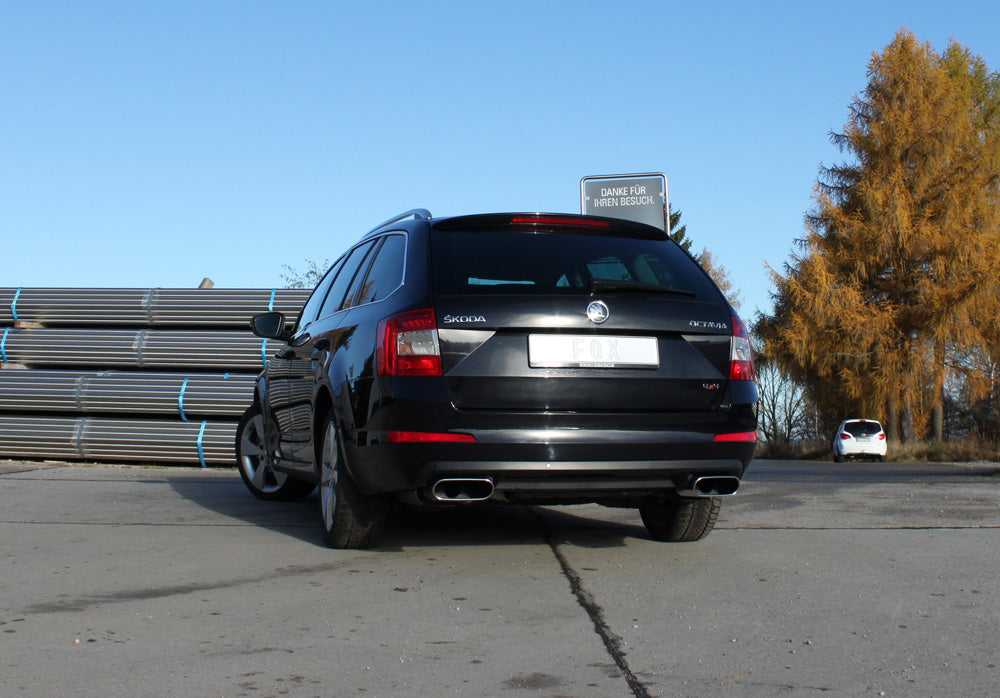 Fox passend für Skoda Octavia 5E 4x4 Endschalldämpfer rechts/links - 220x80 Typ 49 rechts/links