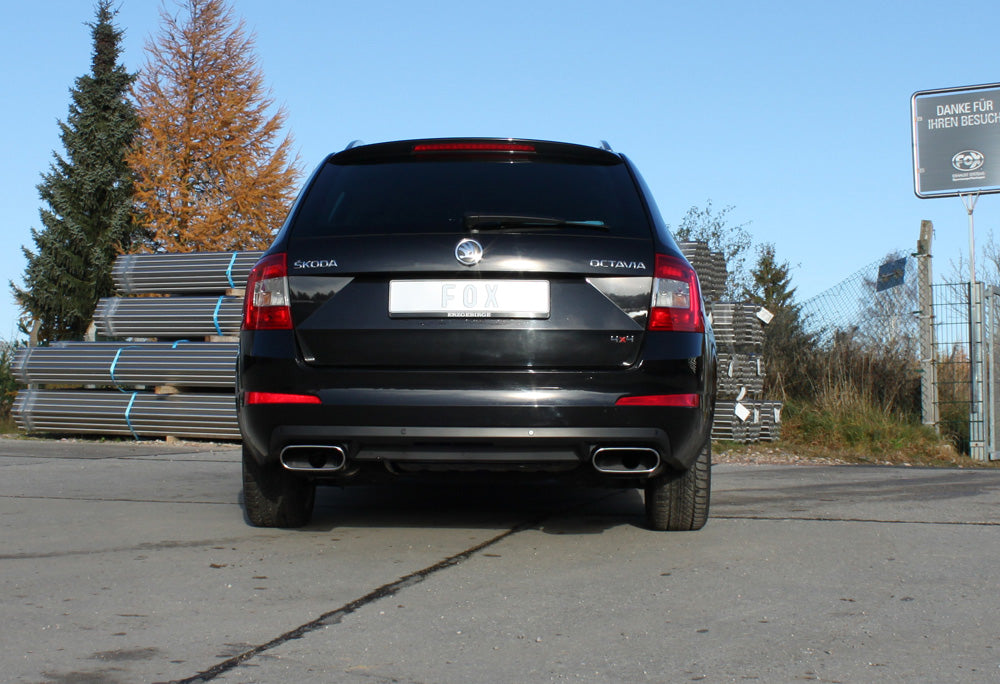 Fox passend fürSkoda Octavia 5E 4x4 Endschalldämpfer rechts/links - 220x80 Typ 49 rechts/links