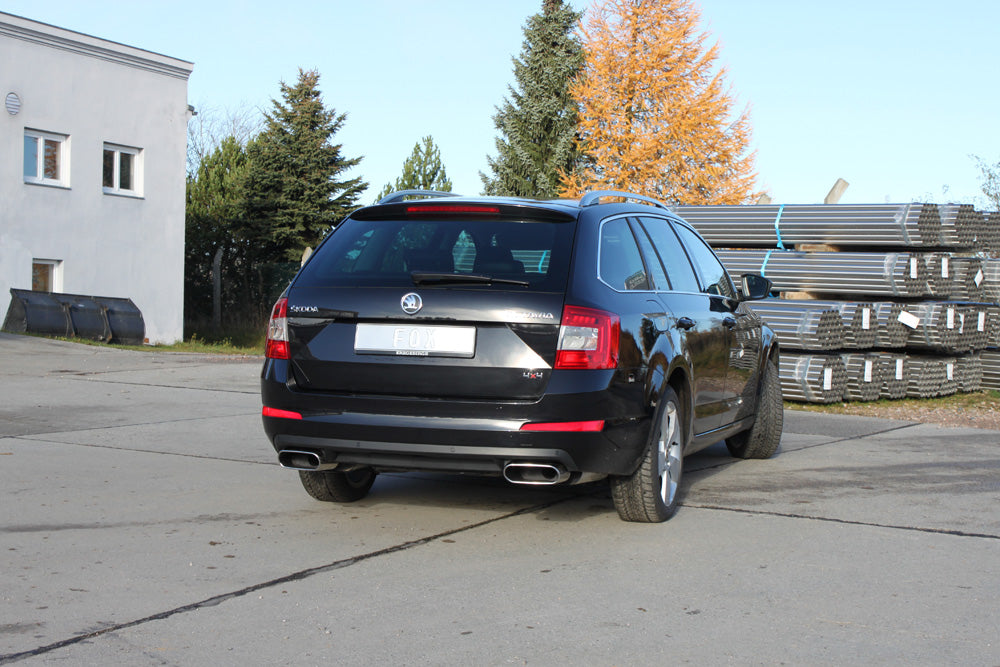Fox passend fürSkoda Octavia 5E 4x4 Endschalldämpfer rechts/links - 220x80 Typ 49 rechts/links