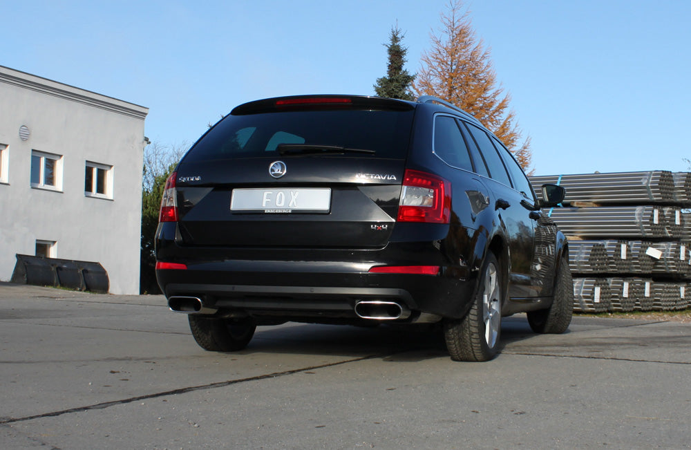 Fox passend fürSkoda Octavia 5E 4x4 Endschalldämpfer rechts/links - 220x80 Typ 49 rechts/links