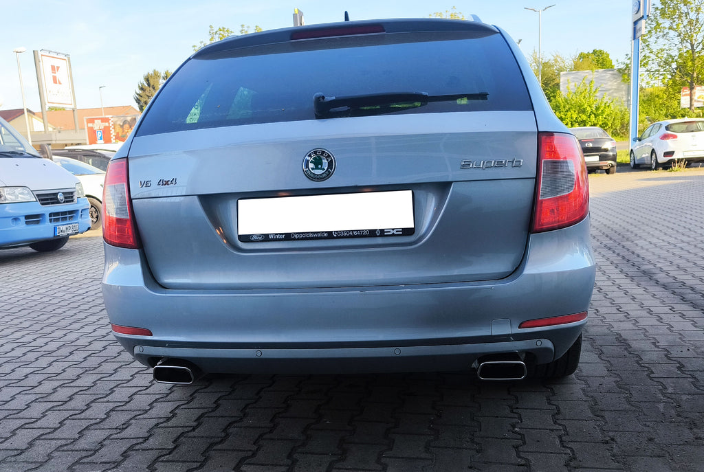 Fox passend fürSkoda Superb 3T 4x4 3,6l Endschalldämpfer rechts/links - 145x65 Typ 59 rechts/links