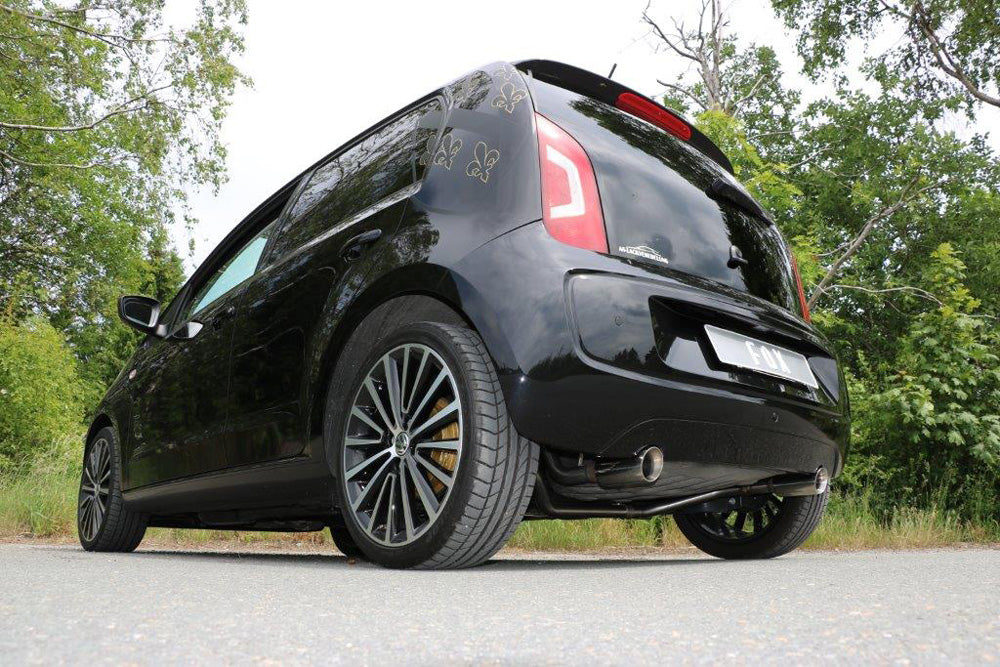 Fox passend fürSeat Mii/ Skoda Citigo/ VW UP Endrohrsystem rechts/links passend auf originalen oder FOX-Endschalldämpfer - 1x80 Typ 25 rechts/links