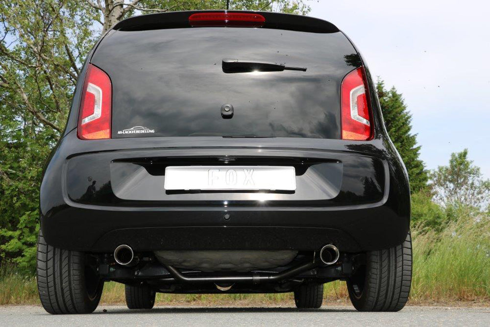 Fox passend fürSeat Mii/ Skoda Citigo/ VW UP Endrohrsystem rechts/links passend auf originalen oder FOX-Endschalldämpfer - 1x80 Typ 25 rechts/links