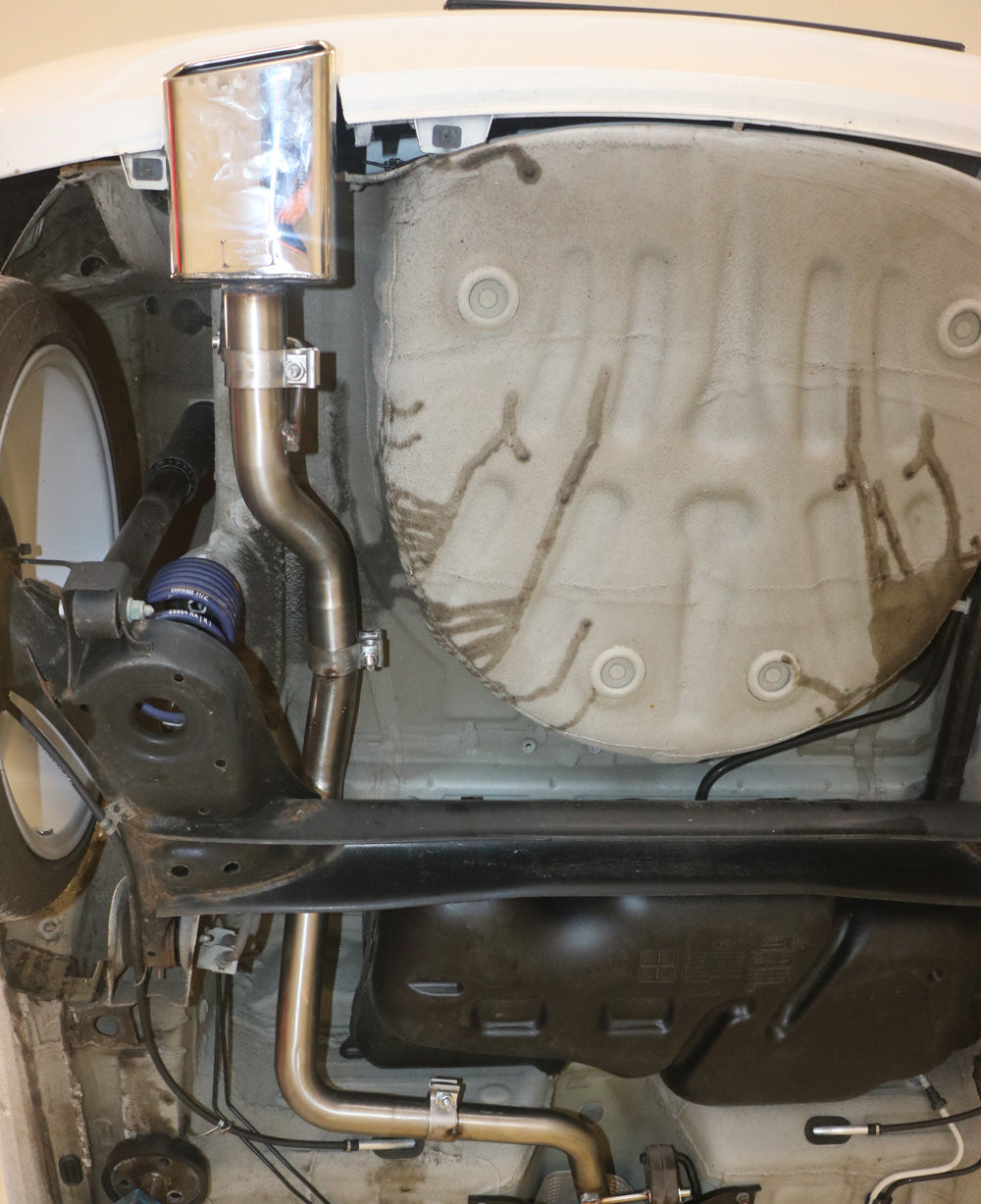Fox passend fürSeat Mii/ Skoda Citigo/ VW UP Endrohrsystem links passend auf originalen oder FOX-Endschalldämpfer - 145x60 Typ 59 links
