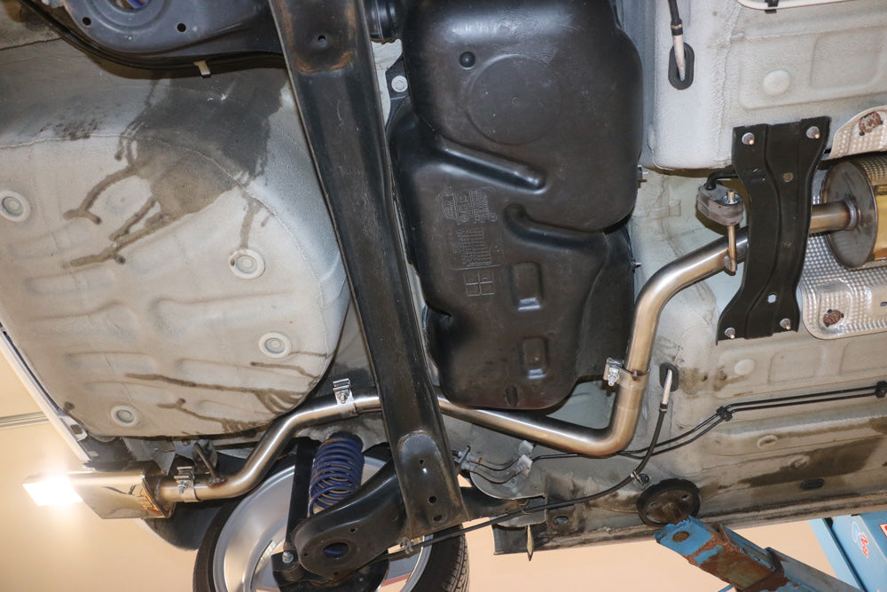 Fox passend fürSeat Mii/ Skoda Citigo/ VW UP Endrohrsystem links passend auf originalen oder FOX-Endschalldämpfer - 145x60 Typ 59 links