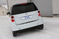 Fox passend für Smart Fortwo Coupe 451 Endschalldämpfer quer Ausgang rechts/links inkl. Flexstück - 86x54 Typ 32 rechts/links