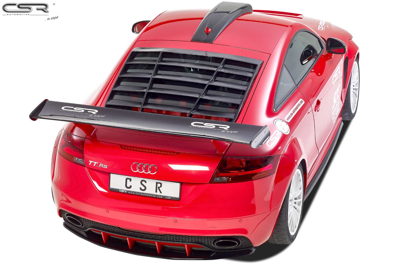 CSR Seitenschweller mit ABE für Audi TT 8J SS438-G Glossy schwarz Hochglanz (keine Lackierung erforderlich)
