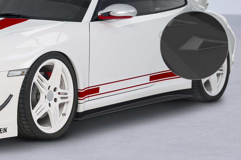CSR Seitenschweller mit ABE für Porsche 911/997 SS441-S Strukturiert schwarz matt (keine Lackierung erforderlich)
