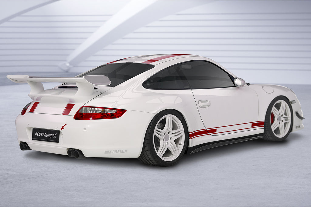 CSR Seitenschweller mit ABE für Porsche 911/997 SS441-S Strukturiert schwarz matt (keine Lackierung erforderlich)