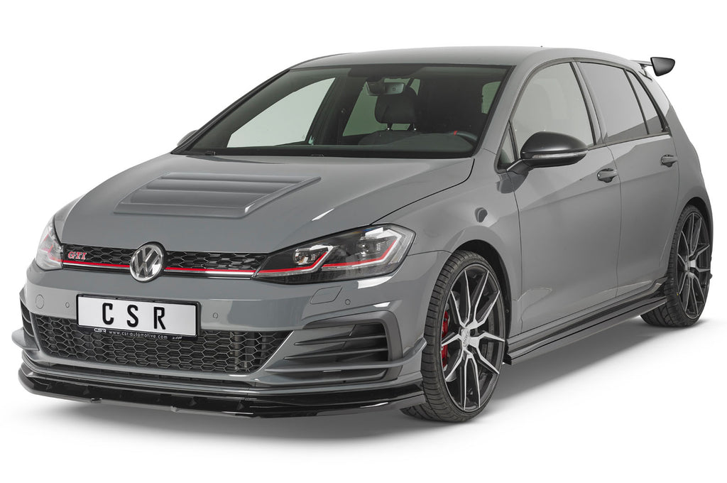 CSR Seitenschweller mit ABE für VW Golf 7 GTI TCR SS457-C Carbon Look Hochglanz (keine Lackierung erforderlich)